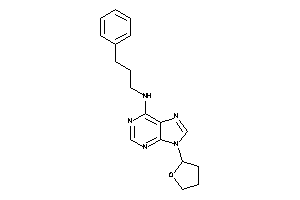 Image of 3-phenylpropyl-[9-(tetrahydrofuryl)purin-6-yl]amine