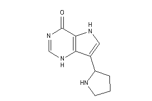 7-pyrrolidin-2-yl-1,5-dihydropyrrolo[3,2-d]pyrimidin-4-one
