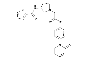 N-[1-[2-keto-2-[4-(2-keto-1-pyridyl)anilino]ethyl]pyrrolidin-3-yl]thiophene-2-carboxamide