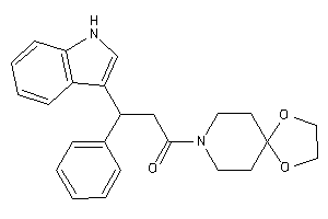1-(1,4-dioxa-8-azaspiro[4.5]decan-8-yl)-3-(1H-indol-3-yl)-3-phenyl-propan-1-one