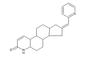 2-(2-pyridylmethylene)-3,3a,3b,4,5,5a,6,9a,9b,10,11,11a-dodecahydro-1H-indeno[5,4-f]quinolin-7-one