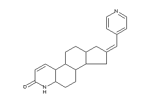 2-(4-pyridylmethylene)-3,3a,3b,4,5,5a,6,9a,9b,10,11,11a-dodecahydro-1H-indeno[5,4-f]quinolin-7-one