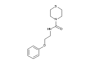 N-(2-phenoxyethyl)thiomorpholine-4-carboxamide