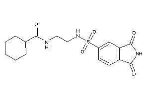 N-[2-[(1,3-diketoisoindolin-5-yl)sulfonylamino]ethyl]cyclohexanecarboxamide