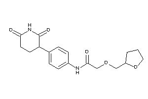 N-[4-(2,6-diketo-3-piperidyl)phenyl]-2-(tetrahydrofurfuryloxy)acetamide