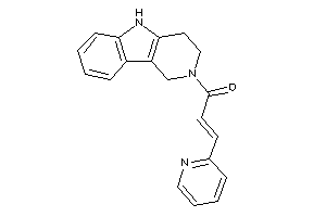 3-(2-pyridyl)-1-(1,3,4,5-tetrahydropyrido[4,3-b]indol-2-yl)prop-2-en-1-one