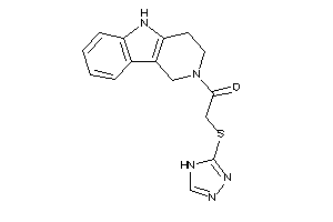 1-(1,3,4,5-tetrahydropyrido[4,3-b]indol-2-yl)-2-(4H-1,2,4-triazol-3-ylthio)ethanone