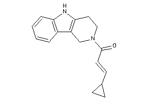 3-cyclopropyl-1-(1,3,4,5-tetrahydropyrido[4,3-b]indol-2-yl)prop-2-en-1-one