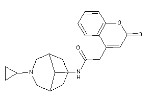 N-(7-cyclopropyl-7-azabicyclo[3.3.1]nonan-9-yl)-2-(2-ketochromen-4-yl)acetamide