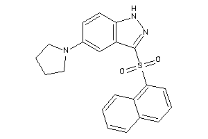3-(1-naphthylsulfonyl)-5-pyrrolidino-1H-indazole