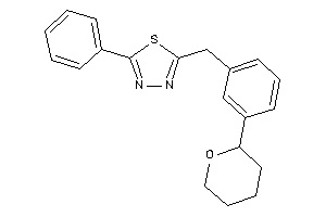 Image of 2-phenyl-5-(3-tetrahydropyran-2-ylbenzyl)-1,3,4-thiadiazole