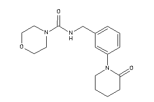 N-[3-(2-ketopiperidino)benzyl]morpholine-4-carboxamide