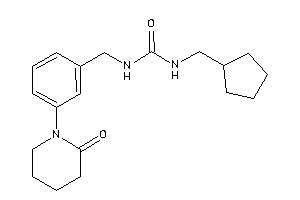 1-(cyclopentylmethyl)-3-[3-(2-ketopiperidino)benzyl]urea