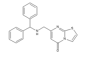 7-[(benzhydrylamino)methyl]thiazolo[3,2-a]pyrimidin-5-one