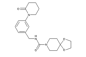 N-[3-(2-ketopiperidino)benzyl]-1,4-dioxa-8-azaspiro[4.5]decane-8-carboxamide