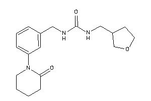 1-[3-(2-ketopiperidino)benzyl]-3-(tetrahydrofuran-3-ylmethyl)urea