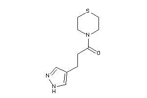 3-(1H-pyrazol-4-yl)-1-thiomorpholino-propan-1-one