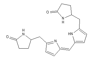 5-[[5-[[5-[(5-ketopyrrolidin-2-yl)methyl]-1H-pyrrol-2-yl]methylene]pyrrol-2-yl]methyl]-2-pyrrolidone