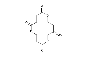 Image of 11-methylene-5,9,14-trioxacyclotetradecane-1,4,8-trione