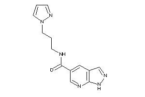 N-(3-pyrazol-1-ylpropyl)-1H-pyrazolo[3,4-b]pyridine-5-carboxamide