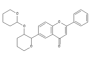 2-phenyl-6-(3-tetrahydropyran-2-yloxytetrahydropyran-2-yl)chromone