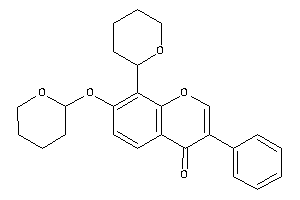 3-phenyl-8-tetrahydropyran-2-yl-7-tetrahydropyran-2-yloxy-chromone