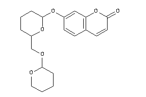 7-[6-(tetrahydropyran-2-yloxymethyl)tetrahydropyran-2-yl]oxycoumarin