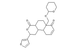 2-(3-furyl)-6a-(tetrahydropyran-2-yloxymethyl)-1,2,4a,5,6,10,10a,10b-octahydrobenzo[f]isochromene-4,7-quinone