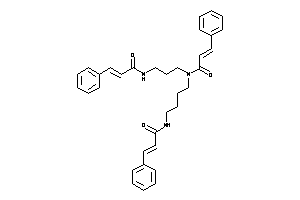Image of N-[4-[3-cinnamamidopropyl(cinnamoyl)amino]butyl]-3-phenyl-acrylamide