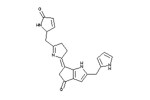 6-[5-[(5-keto-3-pyrrolin-2-yl)methyl]-1-pyrrolin-2-ylidene]-2-(1H-pyrrol-2-ylmethyl)-1H-cyclopenta[b]pyrrol-4-one