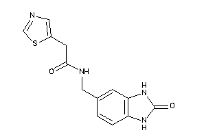 N-[(2-keto-1,3-dihydrobenzimidazol-5-yl)methyl]-2-thiazol-5-yl-acetamide