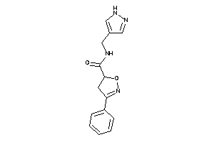 3-phenyl-N-(1H-pyrazol-4-ylmethyl)-2-isoxazoline-5-carboxamide