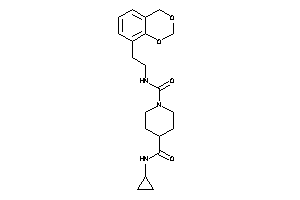 N-[2-(4H-1,3-benzodioxin-8-yl)ethyl]-N'-cyclopropyl-piperidine-1,4-dicarboxamide