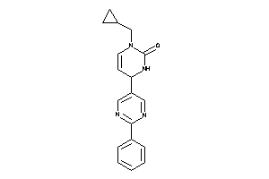 3-(cyclopropylmethyl)-6-(2-phenylpyrimidin-5-yl)-1,6-dihydropyrimidin-2-one