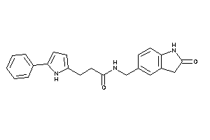 N-[(2-ketoindolin-5-yl)methyl]-3-(5-phenyl-1H-pyrrol-2-yl)propionamide