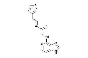 2-(9H-purin-6-ylamino)-N-[2-(3-thienyl)ethyl]acetamide