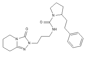 N-[3-(3-keto-5,6,7,8-tetrahydro-[1,2,4]triazolo[4,3-a]pyridin-2-yl)propyl]-2-phenethyl-pyrrolidine-1-carboxamide