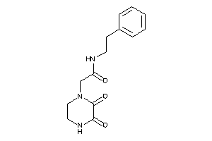 2-(2,3-diketopiperazino)-N-phenethyl-acetamide