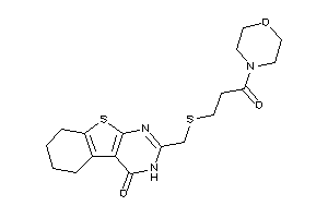 2-[[(3-keto-3-morpholino-propyl)thio]methyl]-5,6,7,8-tetrahydro-3H-benzothiopheno[2,3-d]pyrimidin-4-one