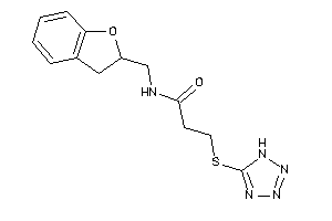 N-(coumaran-2-ylmethyl)-3-(1H-tetrazol-5-ylthio)propionamide