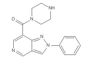 (2-phenylpyrazolo[4,3-c]pyridin-7-yl)-piperazino-methanone