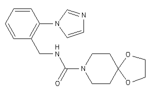 N-(2-imidazol-1-ylbenzyl)-1,4-dioxa-8-azaspiro[4.5]decane-8-carboxamide