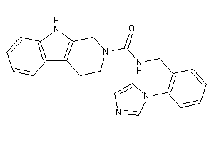 N-(2-imidazol-1-ylbenzyl)-1,3,4,9-tetrahydro-$b-carboline-2-carboxamide