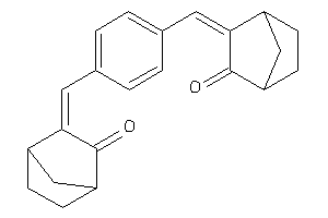 3-[4-[(3-ketonorbornan-2-ylidene)methyl]benzylidene]norbornan-2-one