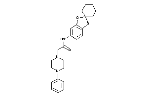 2-(4-phenylpiperazino)-N-spiro[1,3-benzodioxole-2,1'-cyclohexane]-5-yl-acetamide