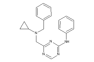 (4-anilino-s-triazin-2-yl)methyl-benzyl-cyclopropyl-amine