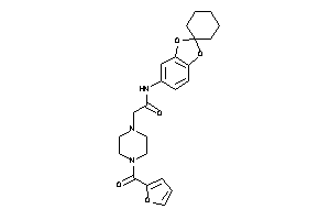 2-[4-(2-furoyl)piperazino]-N-spiro[1,3-benzodioxole-2,1'-cyclohexane]-5-yl-acetamide