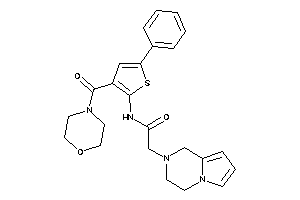 2-(3,4-dihydro-1H-pyrrolo[1,2-a]pyrazin-2-yl)-N-[3-(morpholine-4-carbonyl)-5-phenyl-2-thienyl]acetamide