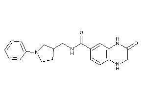 3-keto-N-[(1-phenylpyrrolidin-3-yl)methyl]-2,4-dihydro-1H-quinoxaline-6-carboxamide