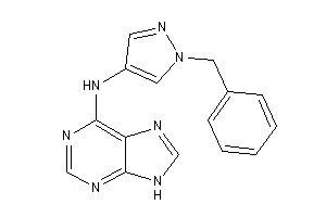 (1-benzylpyrazol-4-yl)-(9H-purin-6-yl)amine